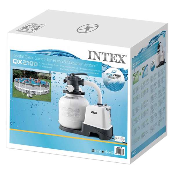 Intex Cg-2 Bomba Filtro de Arena Clear Sand & Sistema de Agua Salada