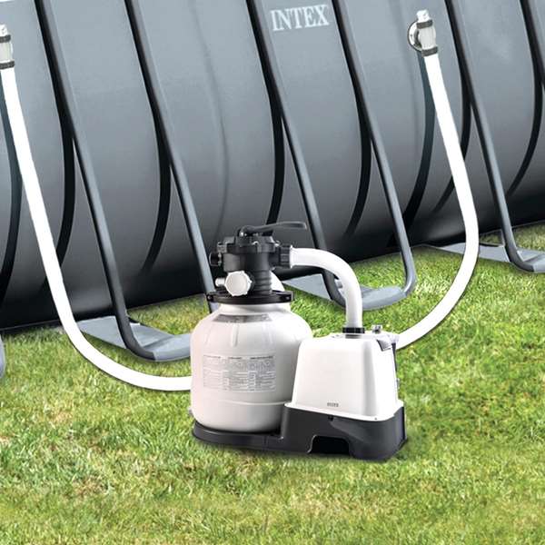 Intex Cg-2 Bomba Filtro de Arena Clear Sand & Sistema de Agua Salada