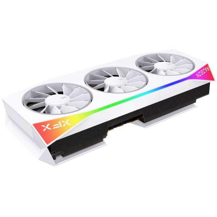 XFX Tarjeta Gráfica Mercury Magnetic Air RGB OC Radeon RX 9070 XT 16GB GDDR6 3 Ventiladores Blanca