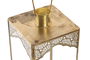 DKD Home Decor Farola Metal y Cristal Dorado 11 x 11 x 23 cm (2 Unidades)