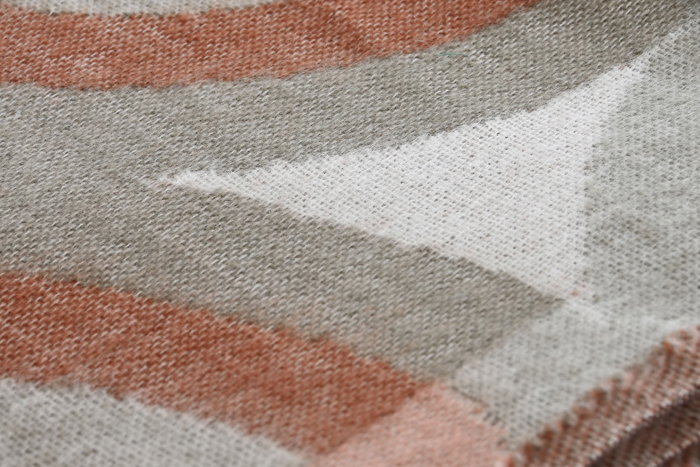 DKD Home Decor Manta Rosa Multicolor Jacquard 170 x 130 cm Poliéster y Acrílico 300 gsm