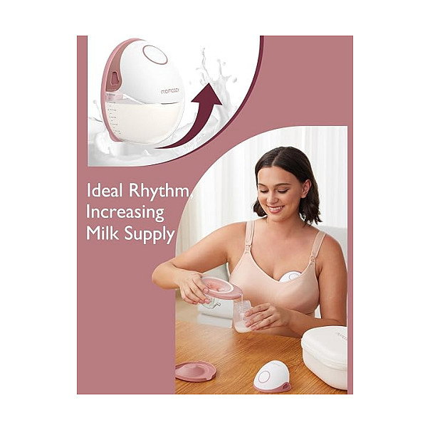 Momcozy M6 Extractor de leche doble con batería y caja de almacenamiento