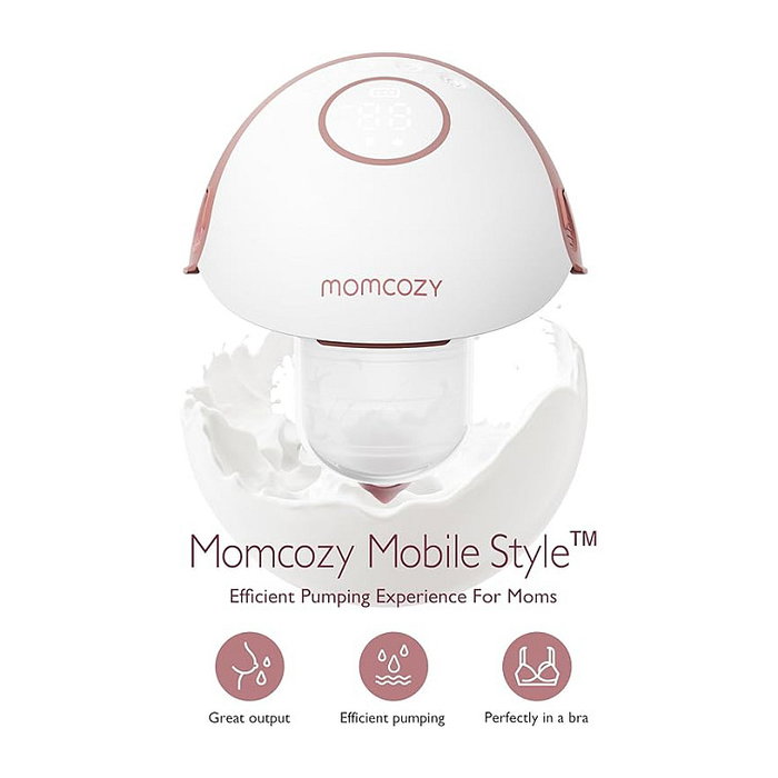 Momcozy M6 Extractor de leche doble con batería y caja de almacenamiento