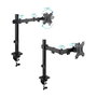 Tooq Soporte de Mesa para Pantalla 17"-32" 1 Brazo Negro Giratorio Inclinable Ajustable VESA 75x75/100x100