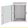 Digitus Bastidor de Pared 19" Dynamic-N Series, Armario Rack 600x600x785 mm (AnxPrxAl), 16U, 60 kg, Cristal/Acero, Rieles, Gestion de Cables
