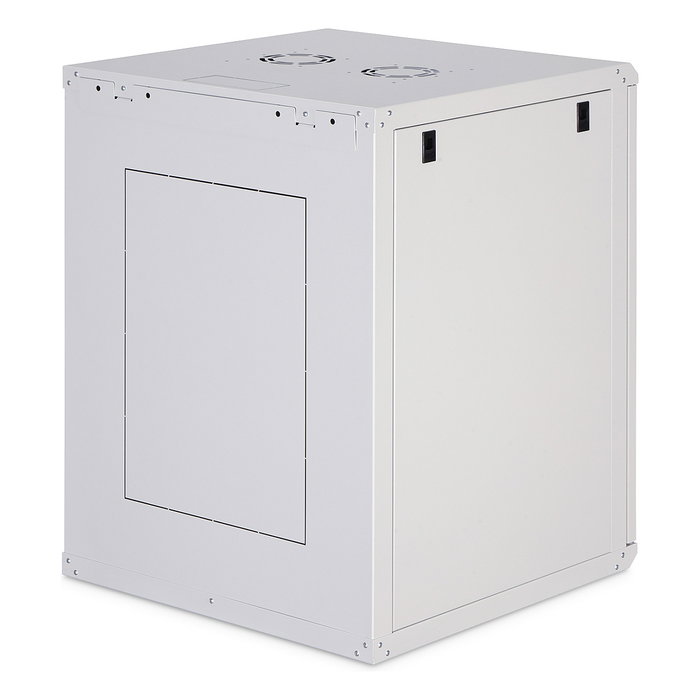Digitus Bastidor de Pared 19" Dynamic-N Series, Armario Rack 600x600x785 mm (AnxPrxAl), 16U, 60 kg, Cristal/Acero, Rieles, Gestion de Cables
