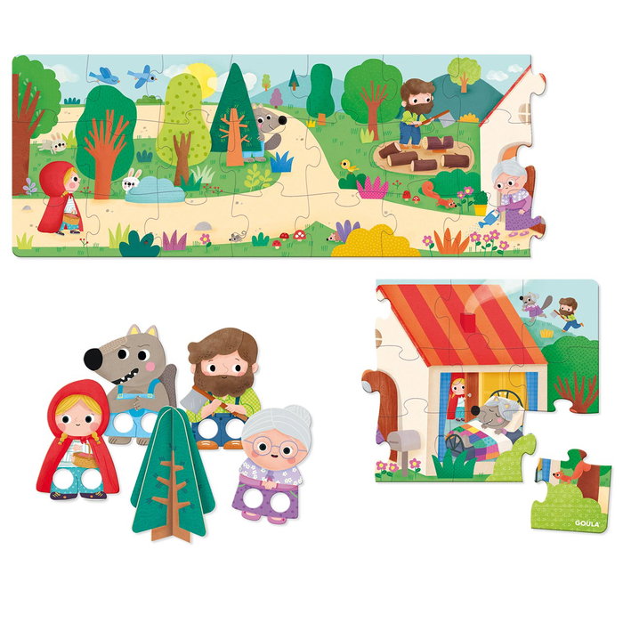 Goula Puzzle XXL Caperucita Roja de 30 piezas Goula Puzzle XXL Caperucita Roja de 30 piezas