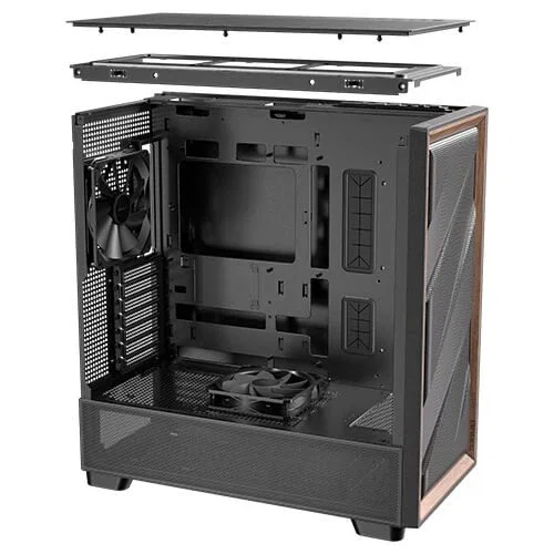 Antec Antec Flux Midi Tower Negro y Madera