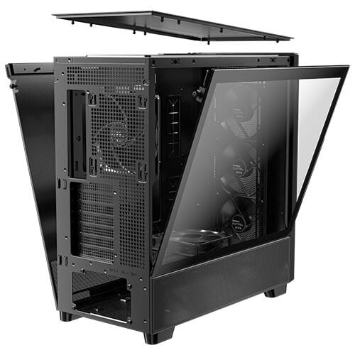 Antec Antec Flux Midi Tower Negro y Madera