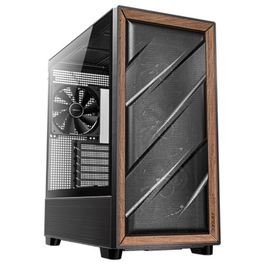 Antec 0-761345-10133-2 Carcasa de Ordenador Midi Tower Negro, Madera