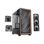 Antec Flux Midi Tower Gaming ATX, Negro y Madera