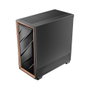 Antec Flux Midi Tower Gaming ATX, Negro y Madera