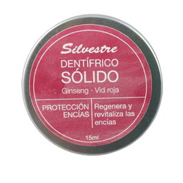 SILVESTRE Dentífrico sólido ginseng/vid roja