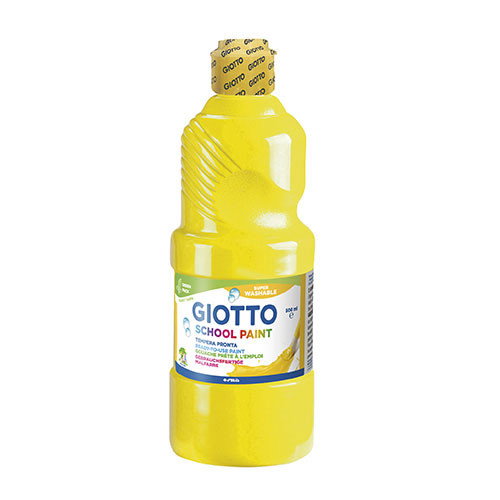 Giotto Témpera Escolar Lavable Amarillo Botella 500 ml Giotto Témpera Escolar Lavable Amarillo Botella 500 ml