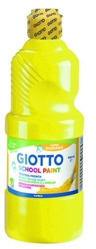 Giotto Témpera Escolar Lavable Amarillo Botella 500 ml Giotto Témpera Escolar Lavable Amarillo Botella 500 ml