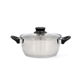 Quid Cacerola Habitat Acero Inoxidable 24x11,5 cm - 480 cL