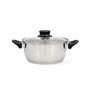 Quid Cacerola Habitat Acero Inoxidable 24x11,5 cm - 480 cL