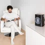 Cecotec Termoventilador Eléctrico 2000W 08254 Negro Interior 20m² con Termostato, 2 Niveles de Potencia y Asa Portátil