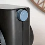 Cecotec Termoventilador Eléctrico 2000W 08254 Negro Interior 20m² con Termostato, 2 Niveles de Potencia y Asa Portátil
