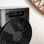 Cecotec Termoventilador Eléctrico 2000W 08254 Negro Interior 20m² con Termostato, 2 Niveles de Potencia y Asa Portátil