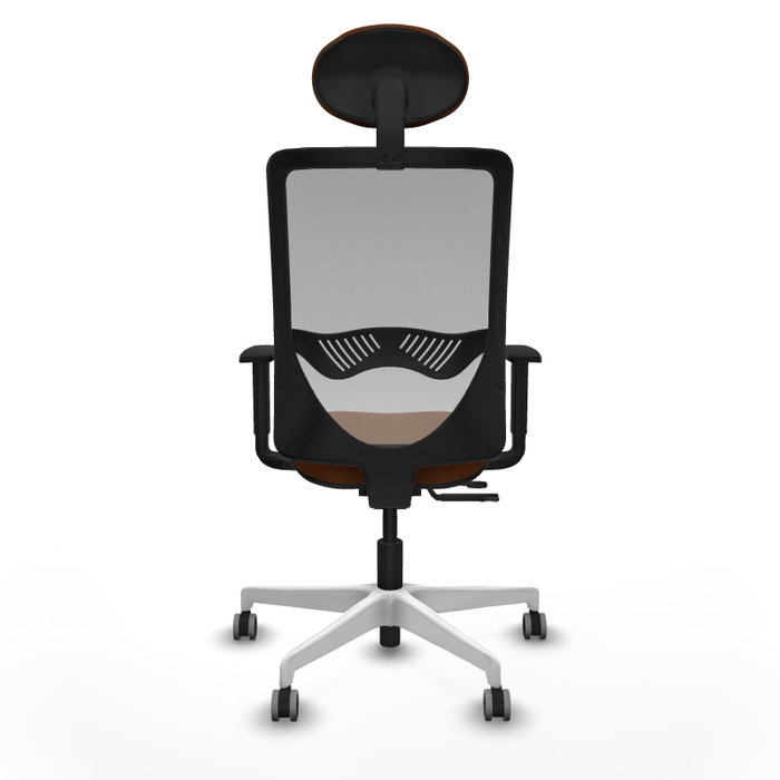 PIQUERAS Y CRESPO Silla de oficina Zulema con mecanismo Sincro/Traslack, Marrón y Gris PIQUERAS Y CRESPO Silla de oficina Zulema con mecanismo Sincro/Traslack, Marrón y Gris