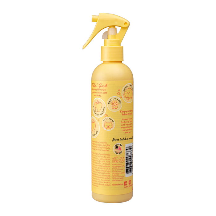 Pet Head Spray de Lavado en Seco Felin' Good para Gatos, Limpia y Suaviza el Pelaje, Aroma a Limón, 300 mL