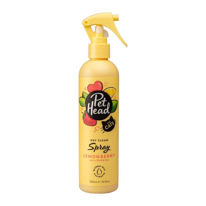 Pet Head Spray Lavado en Seco para Gatos Felin' Good, Revitaliza el Pelaje, 300ml Pet Head Spray Lavado en Seco para Gatos Felin' Good, Revitaliza el Pelaje, 300ml