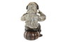 DKD Home Decor Set de 2 Figuras de Resina Dorado y Marrón