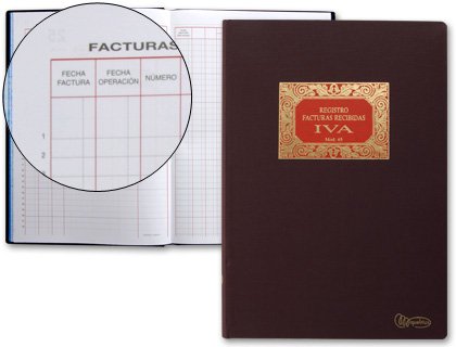 Libro Contabilidad Fº Nº 65 Facturas Recibidas