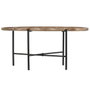 DKD Home Decor Mesita Auxiliar Nube Mango y Hierro 88x49x42