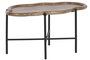 DKD Home Decor Mesita Auxiliar Nube Mango y Hierro 88x49x42