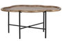 DKD Home Decor Mesita Auxiliar Nube Mango y Hierro 88x49x42