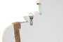 DKD Home Decor Decoración de Pared Remoa Azul y Blanco