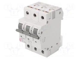 ETI POLAM Interruptor magnetotérmico ETIMAT 6 3P B6 6A 6kA