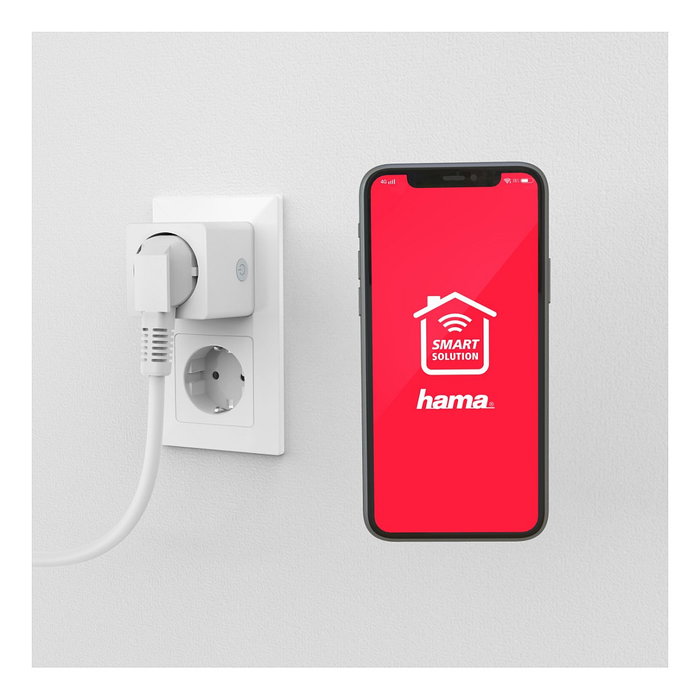 Hama Enchufe Inteligente WLAN Mini, 3680W, Compatible con Alexa y Google Home Hama Enchufe Inteligente WLAN Mini, 3680W, Compatible con Alexa y Google Home