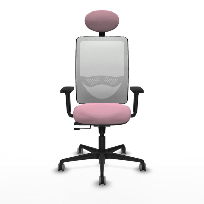 PIQUERAS Y CRESPO Silla de oficina Zulema Rosa y Blanco PIQUERAS Y CRESPO Silla de oficina Zulema Rosa y Blanco