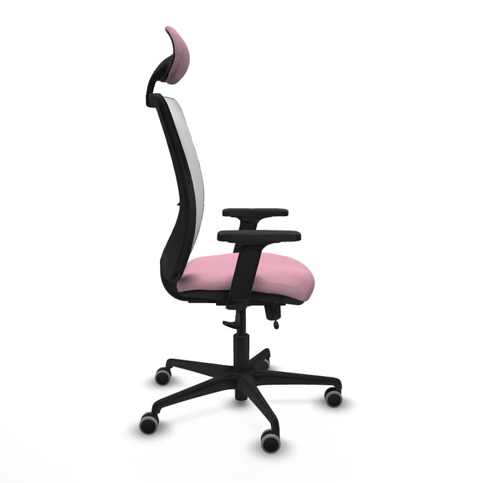 PIQUERAS Y CRESPO Silla de oficina Zulema Rosa y Blanco PIQUERAS Y CRESPO Silla de oficina Zulema Rosa y Blanco