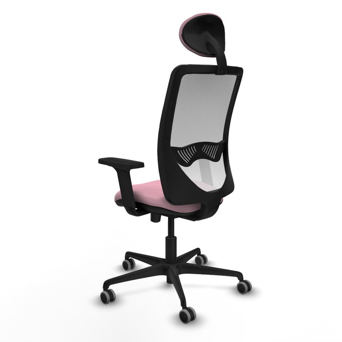 PIQUERAS Y CRESPO Silla de oficina Zulema Rosa y Blanco PIQUERAS Y CRESPO Silla de oficina Zulema Rosa y Blanco