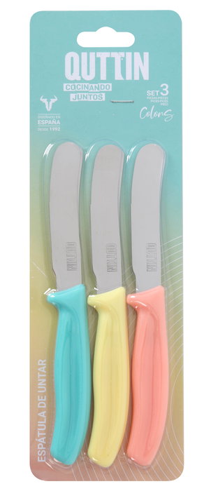 Inde Set de 3 Cuchillos para Untar Samba de 20 cm