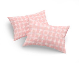 L'essentiel linge de maison Juego de Fundas de Almohada Rosa 50x70cm (2 Piezas) Algodón Poliéster