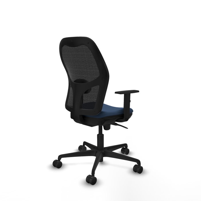 PIQUERAS Y CRESPO Silla de oficina Jorquera Sincro Azul marino y Negro