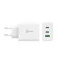J5create Cargador USB-C GaN de 65W JUP3365E-EN con 3 puertos