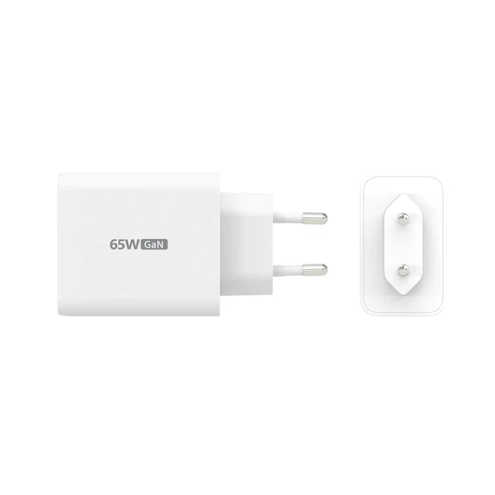 J5create Cargador USB-C GaN de 65W JUP3365E-EN con 3 puertos