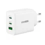 J5create Cargador USB-C GaN de 65W JUP3365E-EN con 3 puertos