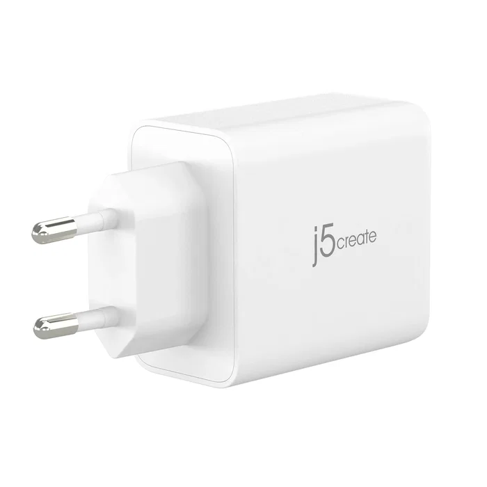 J5create Cargador USB-C GaN de 65W JUP3365E-EN con 3 puertos