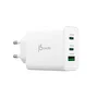 J5create Cargador USB-C GaN de 65W JUP3365E-EN con 3 puertos