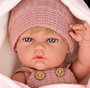 Muñecas Arias Elegance Muñeca de Vinilo de 30 cm Niña Rosa con Portabebés | Incluye Caja e Instrucciones en Español