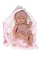 Muñecas Arias Elegance Muñeca de Vinilo de 30 cm Niña Rosa con Portabebés | Incluye Caja e Instrucciones en Español