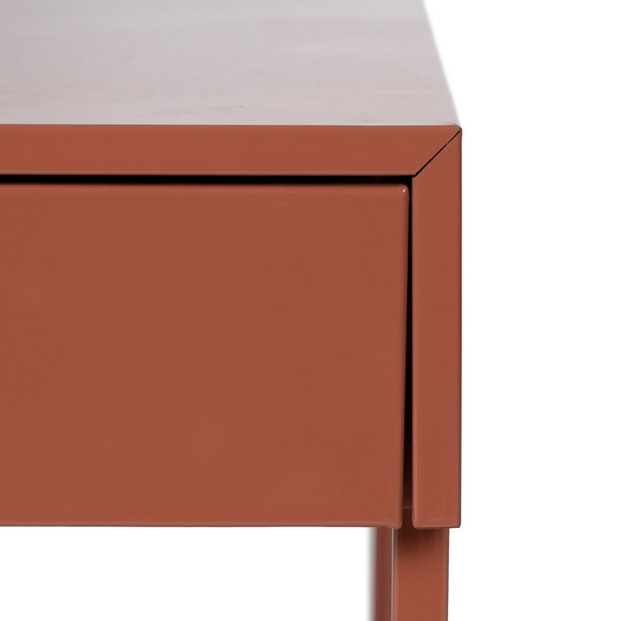 Mesita Terracota Acero 43 X 41 X 50 cm