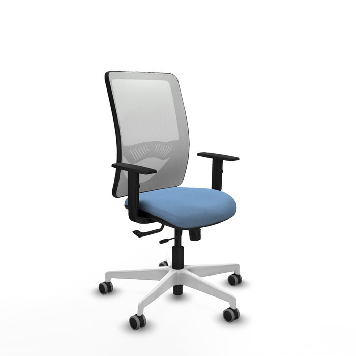 PIQUERAS Y CRESPO Silla de oficina Zulema Azul cielo y Blanco PIQUERAS Y CRESPO Silla de oficina Zulema Azul cielo y Blanco